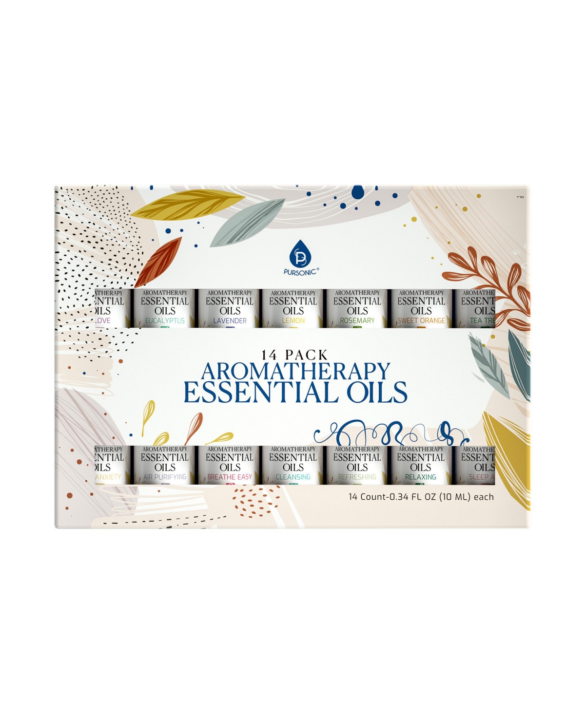 Essential Aromatherapy Oils - 14 Pack Gift Set - Multi color