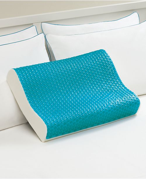 Comfort Revolution Cool Comfort Memory Foam Contour Pillow Heat