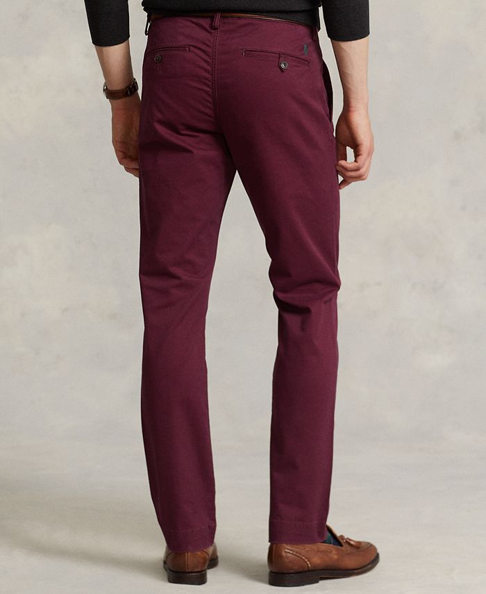 Polo Ralph Lauren Men's Stretch Slim Fit Chino Pants - Macy's