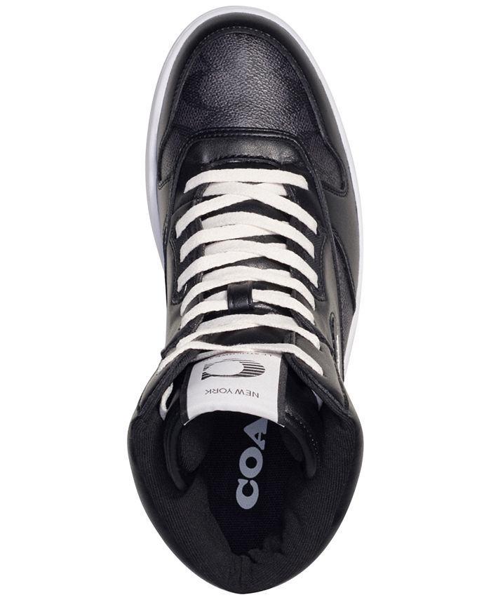 COACH Men's C202 Signature High Top Sneaker - Macy's