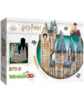 Wrebbit Harry Potter Collection Hogwarts Castle 2 3D Puzzles Great Hall and Astronomy Tower, 1725 Pieces