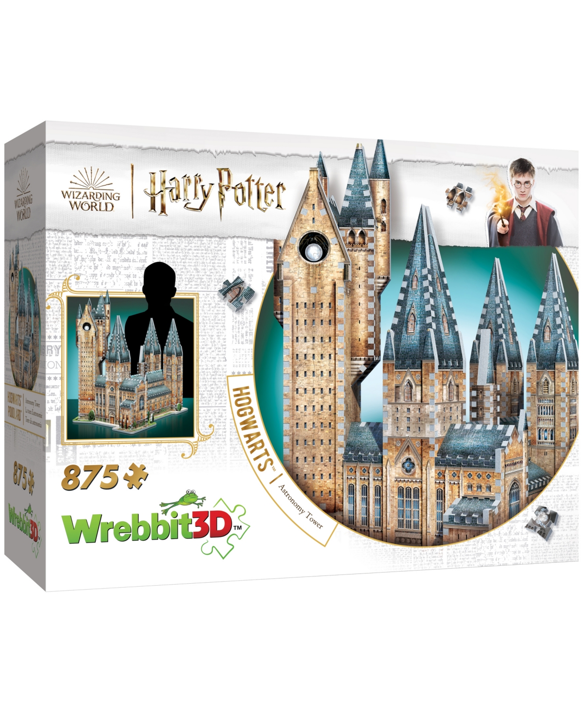 University Games Wrebbit Harry Potter Collection Hogwarts Castle 2 3d Puzzles Great Hall And Astronomy Tower, 1725 Pi In No Color