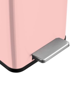 10L / 2.6 Gallon Slim Step Can - Shiny Pink