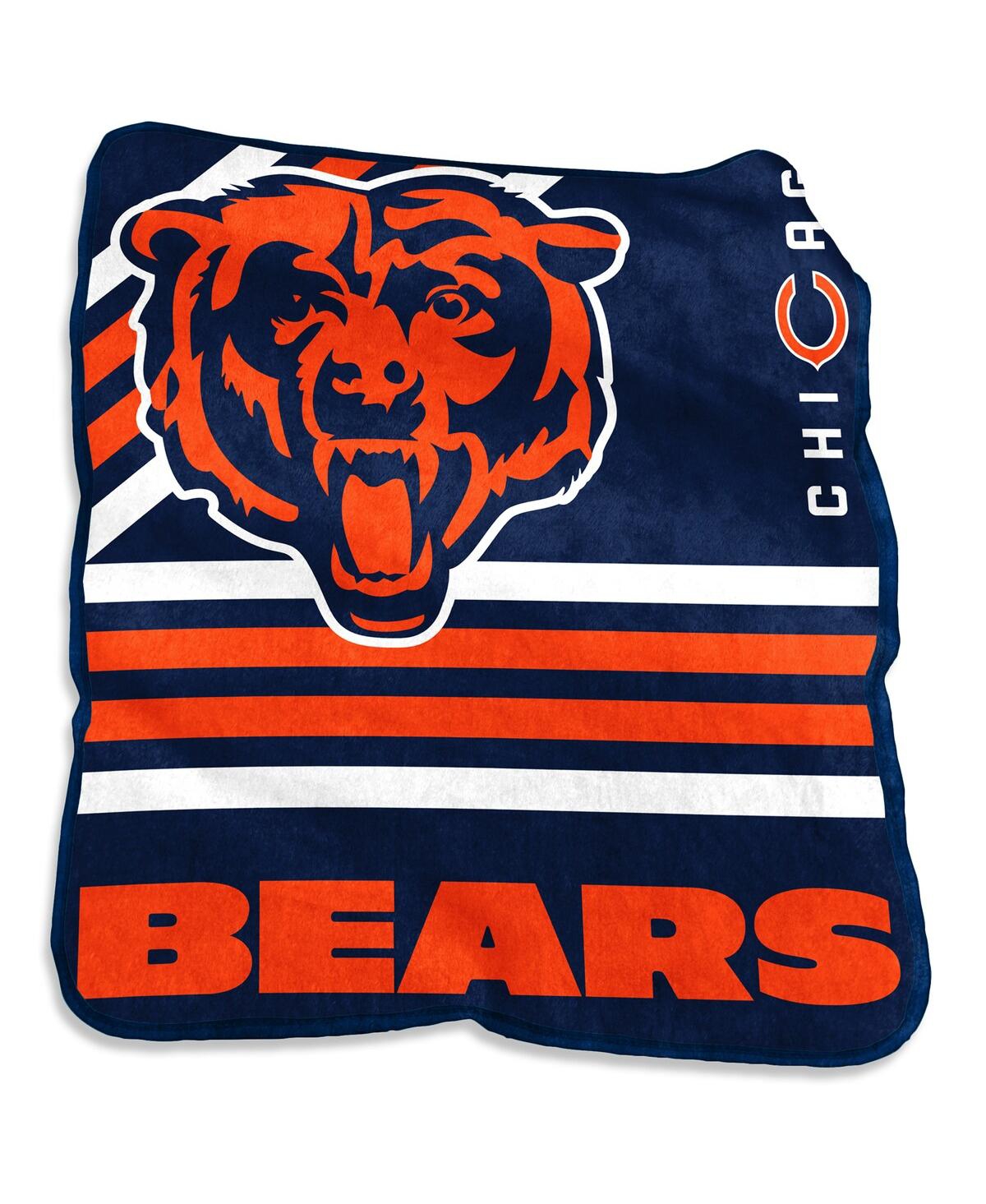Logo Brands Chicago Bears 50'' X 60'' Plush Raschel Throw In Multi