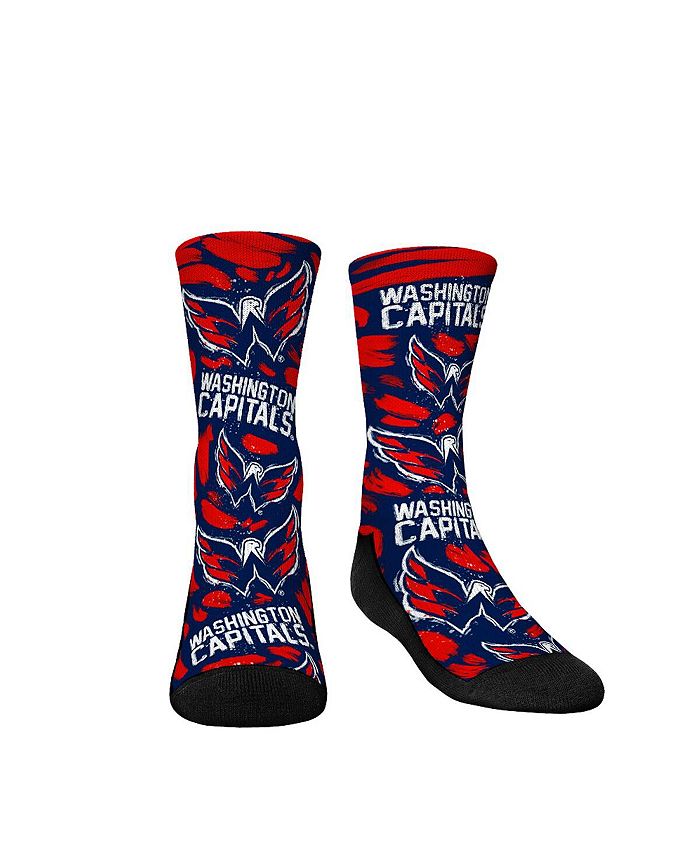 Rock Em Youth Boys and Girls Socks Washington Capitals Allover