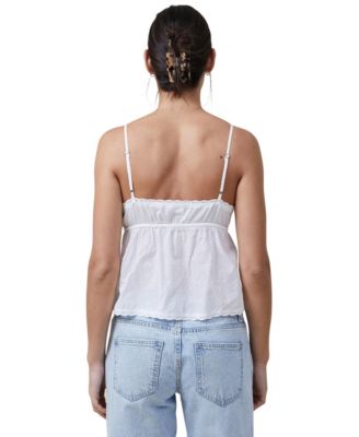 Women's Cotton Lace Cami