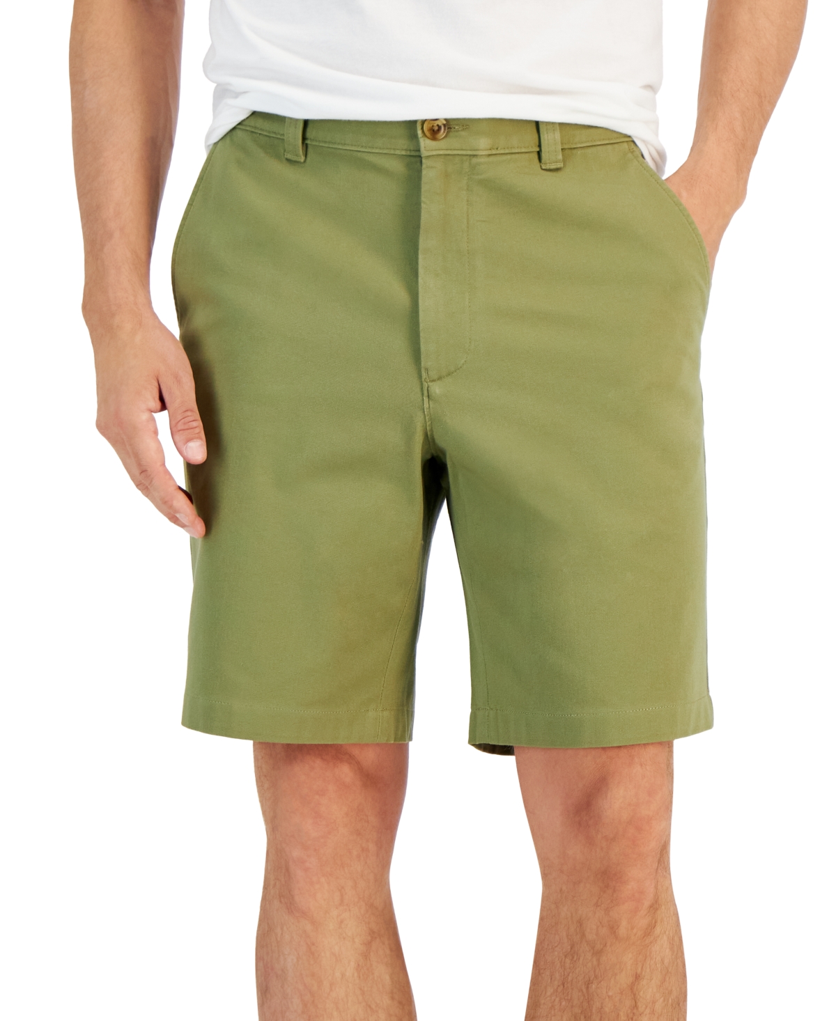 Club Room Men's Regular-fit 9" 4-way Stretch Shorts, Created For Macy's In New Basque