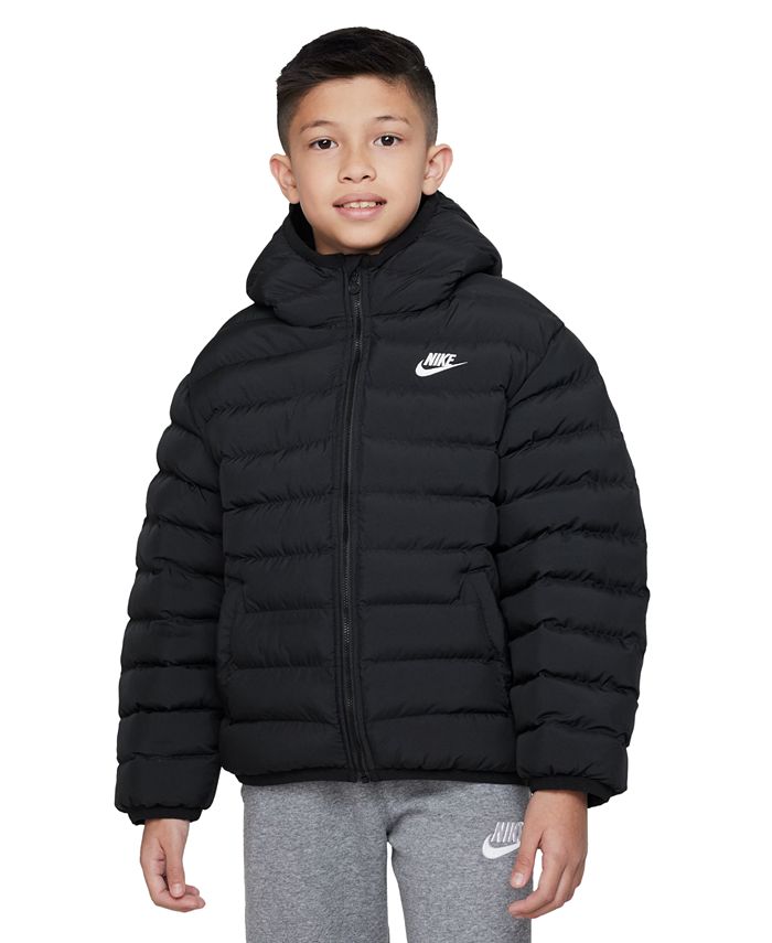 Nike Sportswear Big Kids Lightweight Synthetic Fill Hooded Coat - Macy's