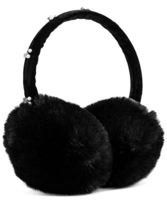 I.N.C. International Concepts - Women's Embellished Faux-Fur Earmuffs