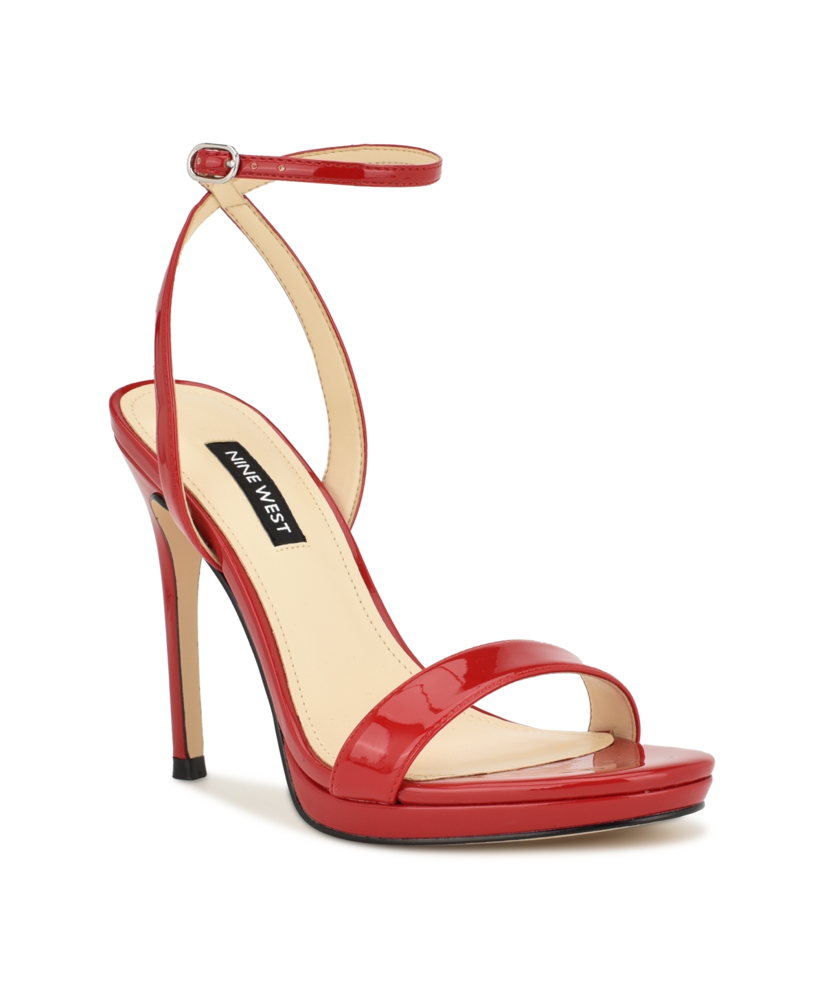 NINE WEST WOMEN'S LOOLA ANKLE STRAP STILETTO SANDALS 