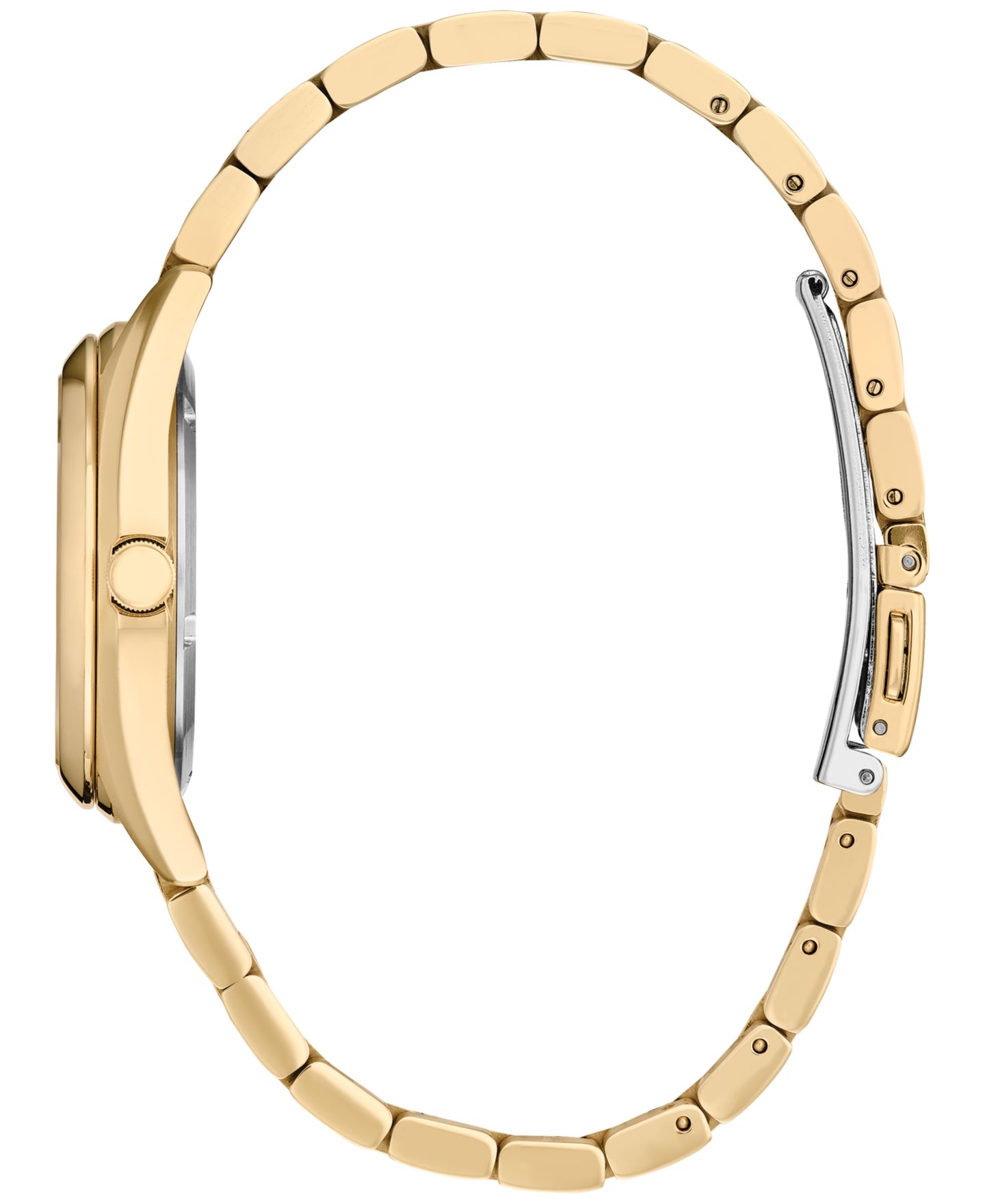 Женские часы Citizen Eco-Drive Sport Luxury Diamond Accent Gold-Tone Stainless Steel Bracelet Watch 33mm — фото 2