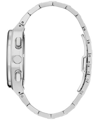 Eco-Drive Men's Chronograph Modern Axiom Stainless Steel Bracelet Watch 43mm