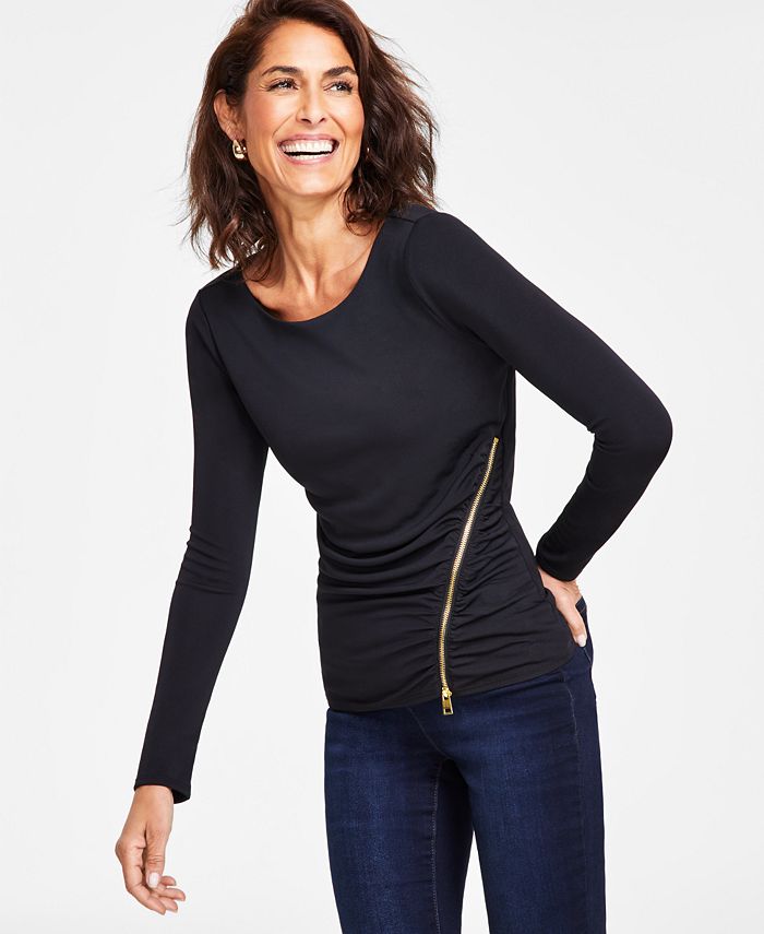Macy's inc long sleeve tops new arrivals