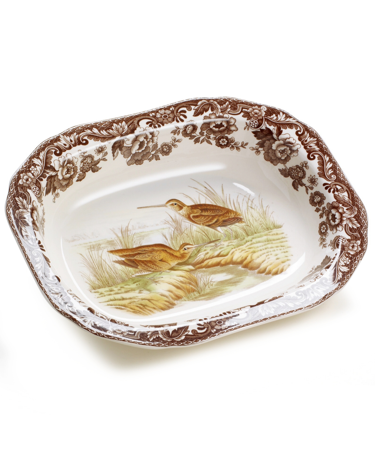 Woodland by Spode Snipe Open Vegetable