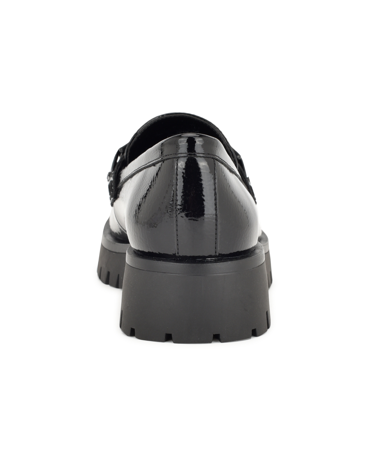 Nine West Gables Lug Loafer In Black Patent