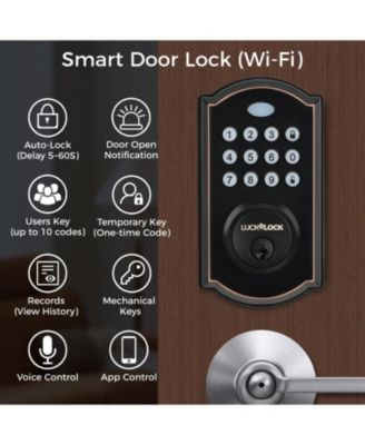 Smart Wi-Fi Door Lock with Key pad set