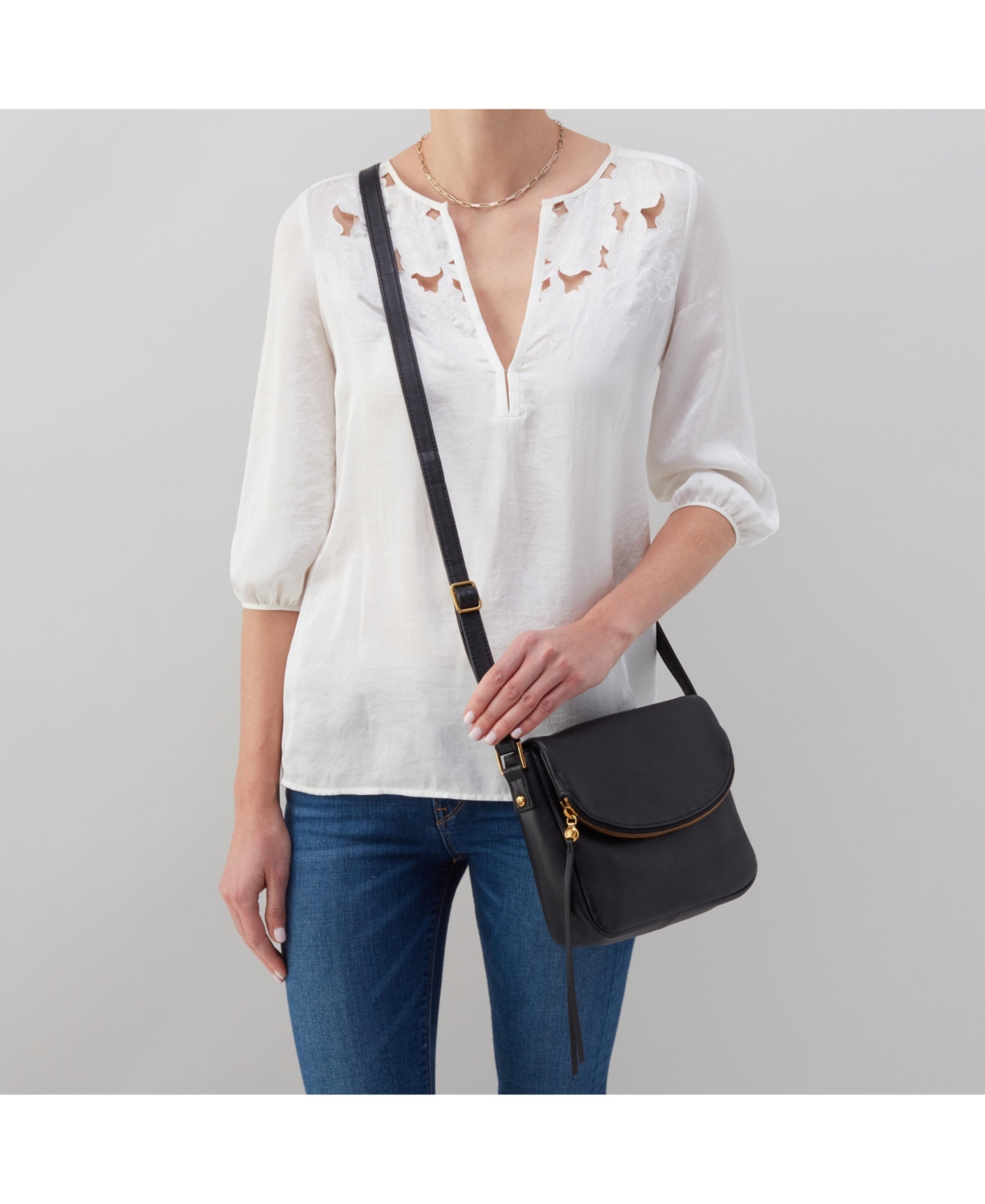 Hobo Fern Messenger Crossbody Bag