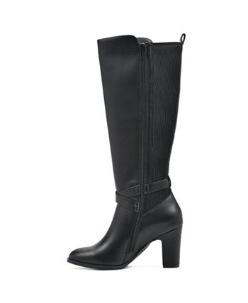 White mountain sales wide calf boots