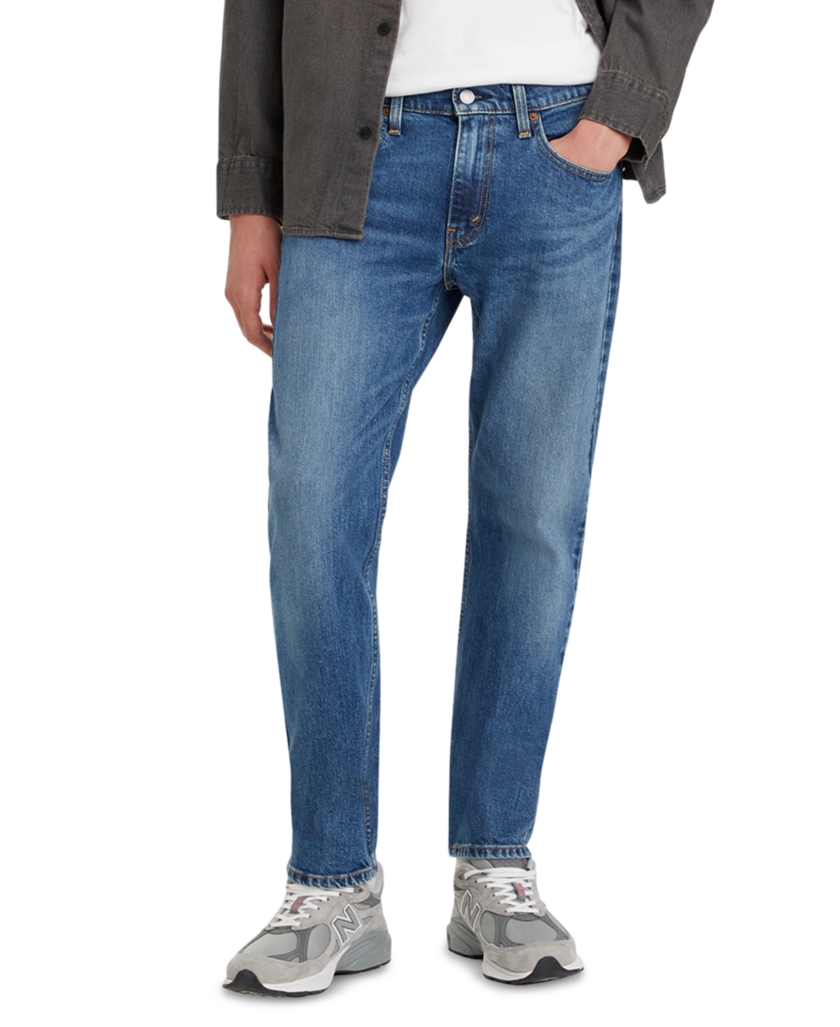 Shop Levi's Men's 502 Flex Taper Jeans In Just Kickin It Adv