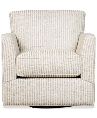 Jalia Fabric Swivel Chair, Created for Macy's