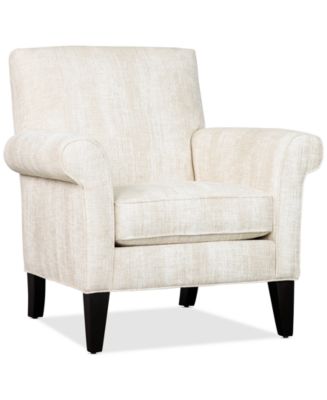 Kambrie Fabric Roll Arm Chair, Created for Macy's - Macy's