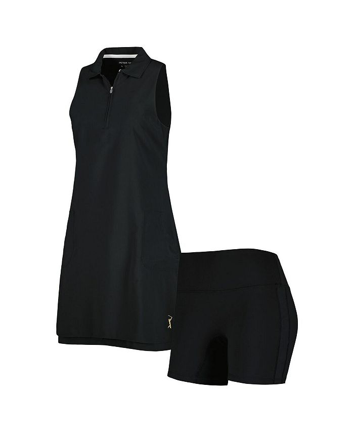Peter Millar Women's Black THE PLAYERS Carner Sport Dress - Macy's