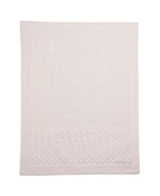 Baby Boys or Girls Pointelle Knit Cotton Blanket