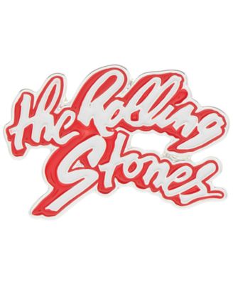 Lucky Brand - Silver-Tone The Rolling Stones Script Pin