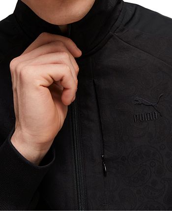 Puma Men s Paisley Luxe Jacquard Zip Front Track Jacket Macy s