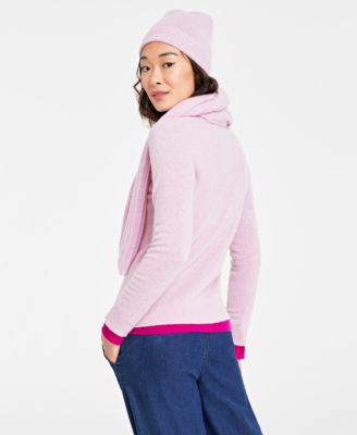 Women's Cashmere Beanie & Scarf, Created for Macy's