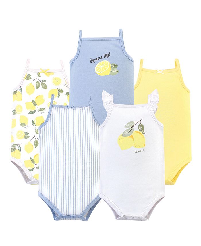 Hudson Baby Girl Sleeveless Bodysuits, Pack of 5 Macy's