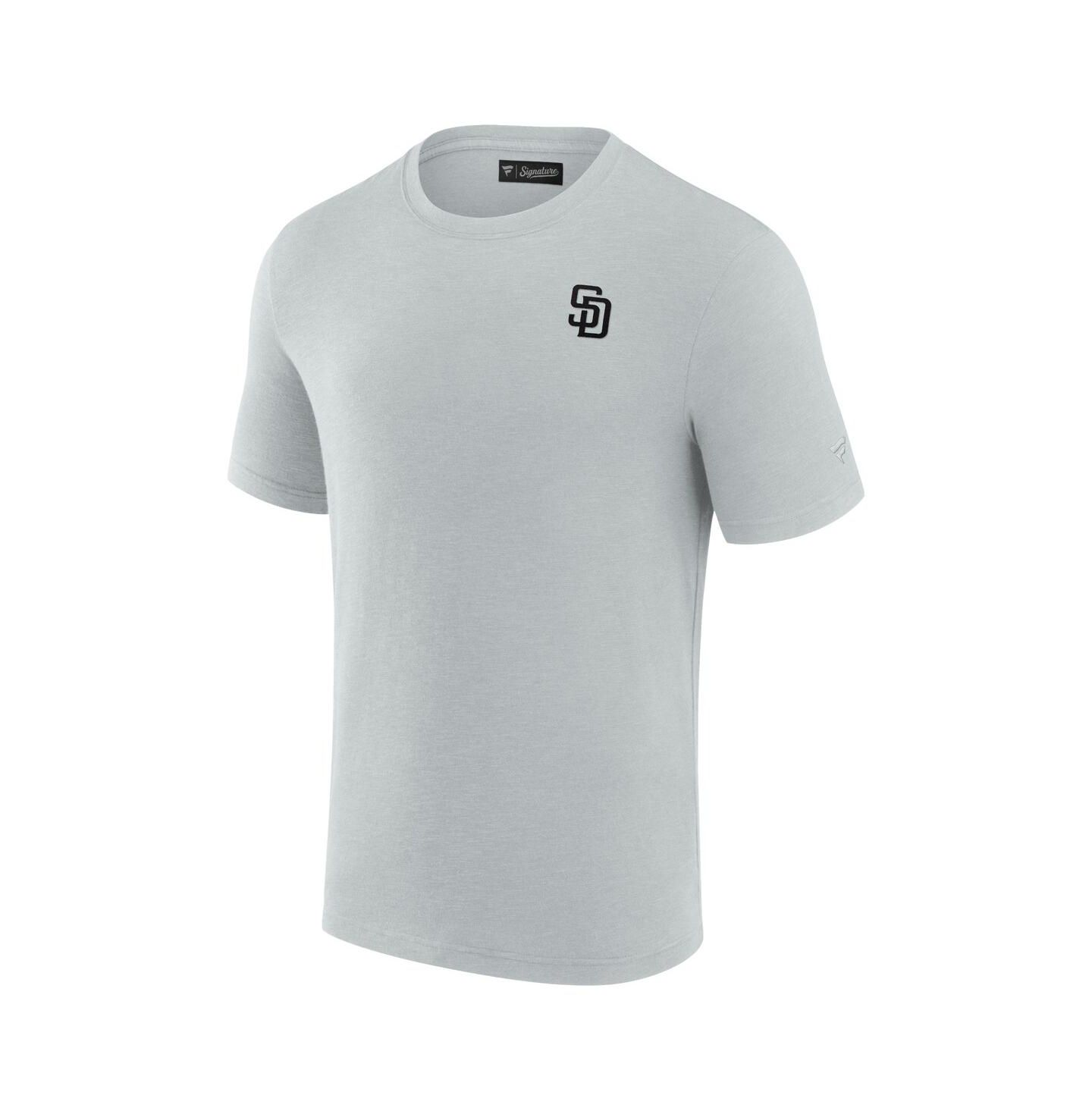 Мужская футболка Fanatics Signature Gray San Diego Padres Modal Short Sleeve — фото 4