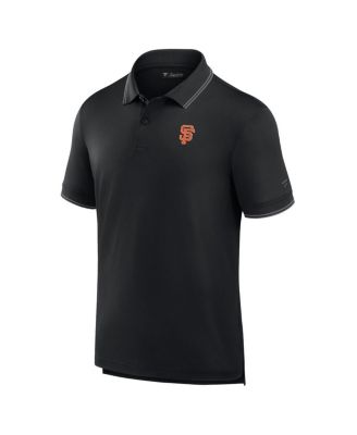 Men's Black San Francisco Giants Pique Polo Shirt