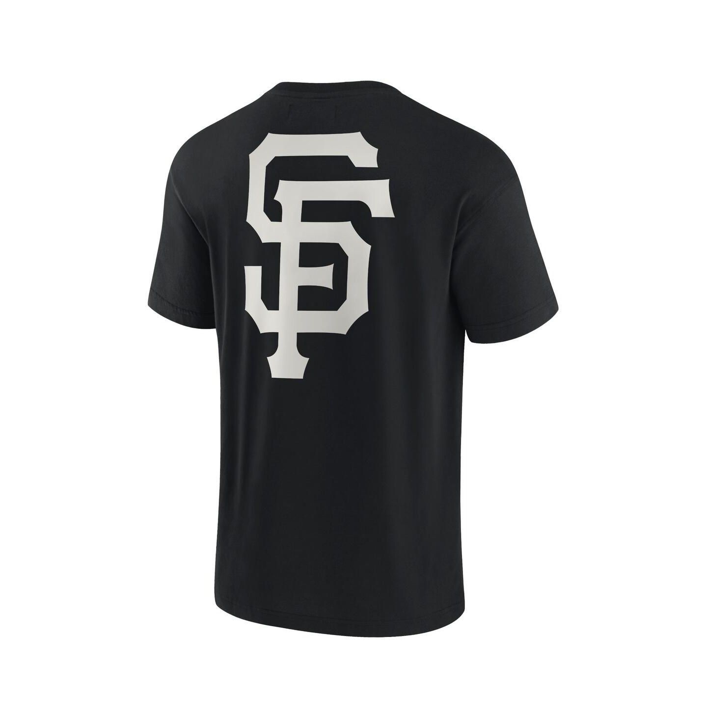 Футболка Fanatics Signature Black San Francisco Giants Super Soft Short Sleeve — фото 2