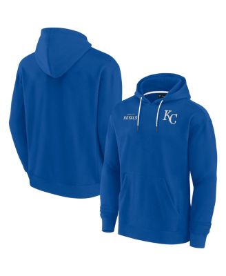 Men's and Women's Royal Kansas City Royals Super Soft Fleece Pullover Hoodie