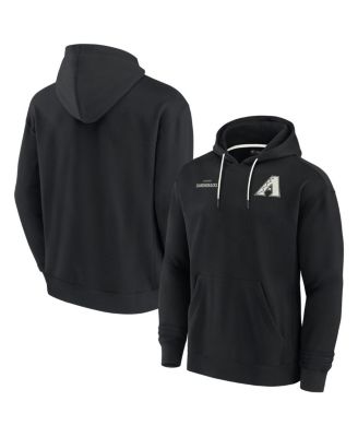 Men's and Women's Black Arizona Diamondbacks Super Soft Fleece Pullover Hoodie