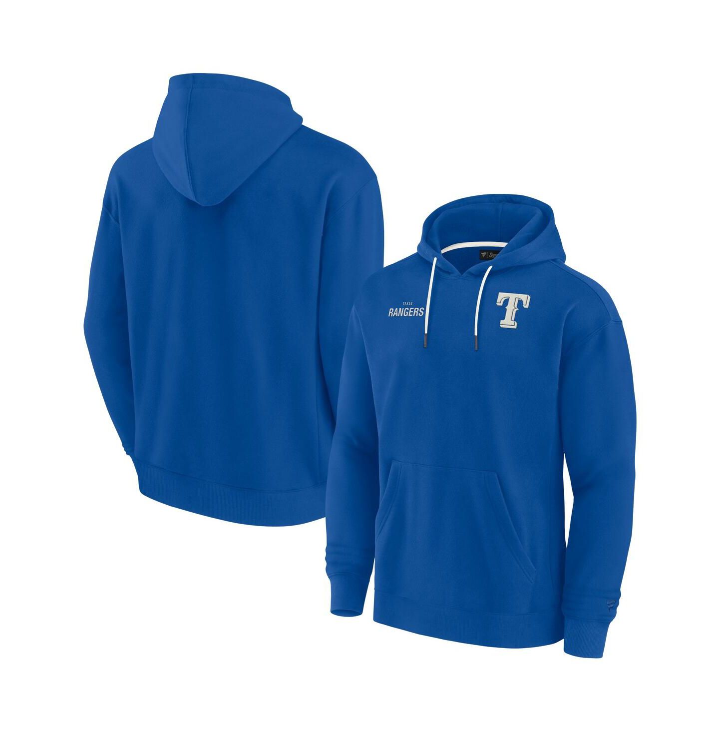 Худи Fanatics Signature Royal Texas Rangers Super Soft Fleece Pullover — фото 4