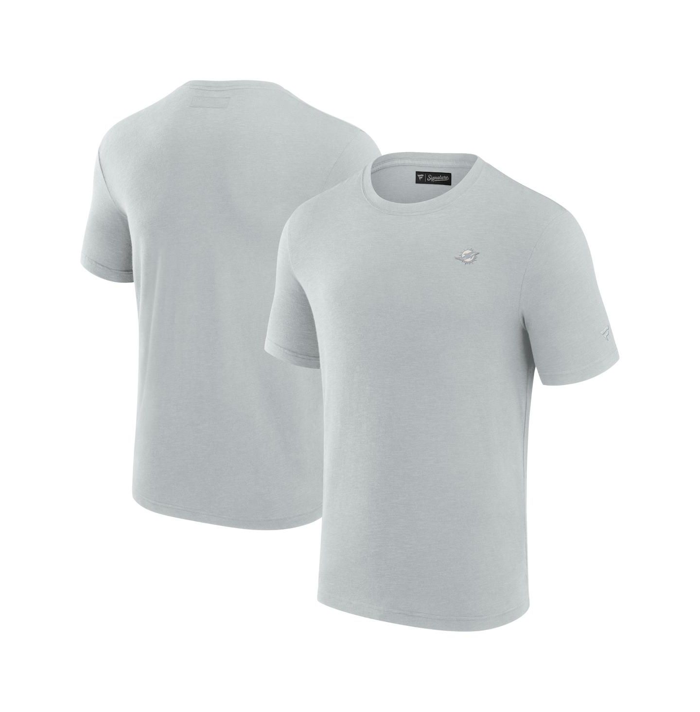 Мужская футболка Fanatics Signature Gray Miami Dolphins Modal Short Sleeve — фото 1