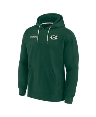 Men's and Women's Green Green Bay Packers Super Soft Fleece Pullover Hoodie