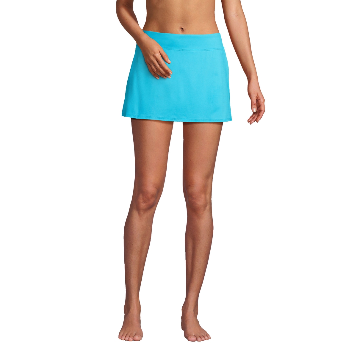 Lands end wrap mini swim skirt cheap