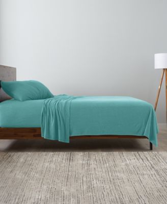 Soft Heather Jersey Knit 3-Pc. Sheet Set, Twin