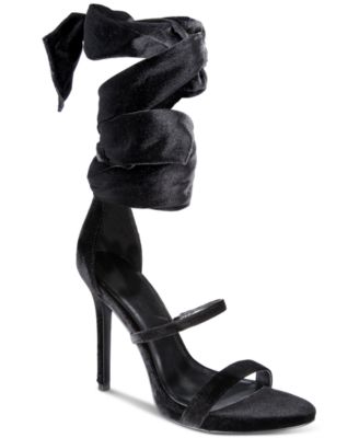 AAJ By Aminah - Ayla Ankle-Tie Strappy Dress Sandals