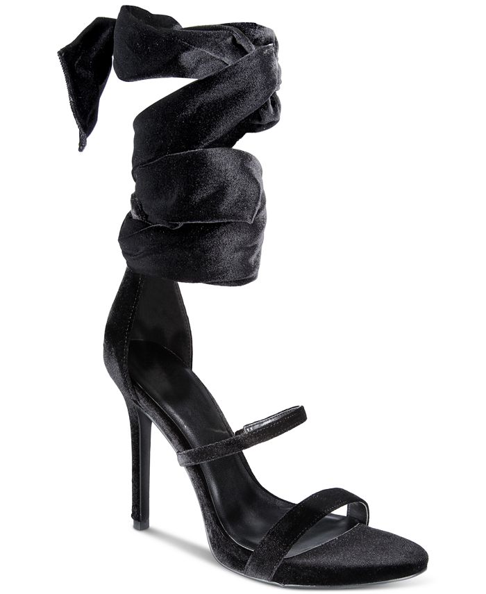 AAJ By Aminah Ayla Ankle Tie Strappy Dress Sandals Macy s