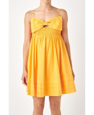 open lace back dress English Factory