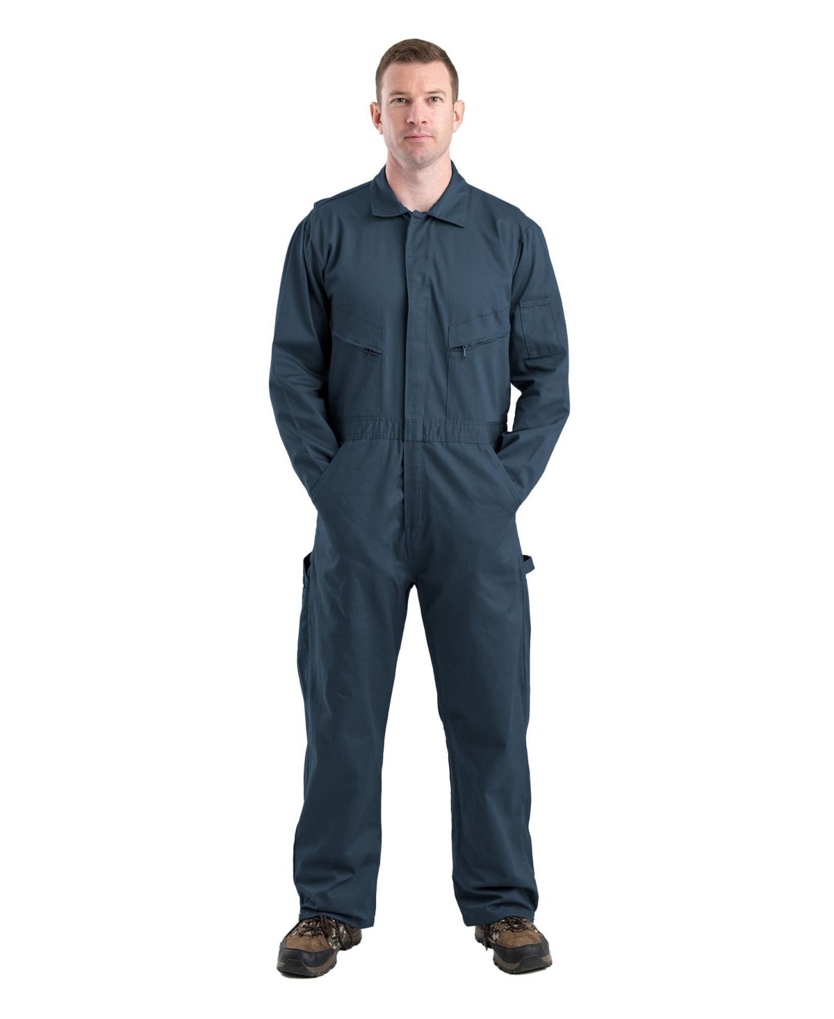 Big & Tall Heritage Deluxe Unlined Cotton Twill Coverall - Navy