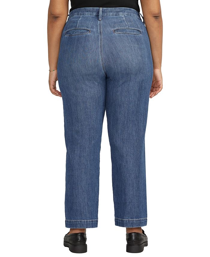 JAG Plus Size Sophia High Rise Wide Leg Jeans - Macy's