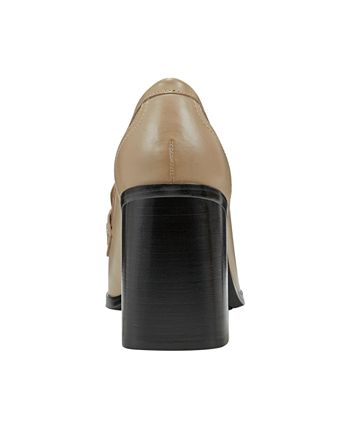 Marc Fisher Women's Hamish Block Heel Square Toe Dress Loafers - Macy's