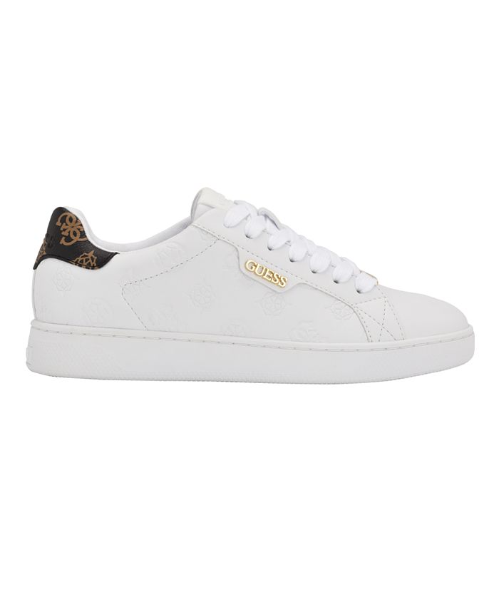 GUESS Women's Renzy Easy Lace Up Sneakers with Logo Details Macy's