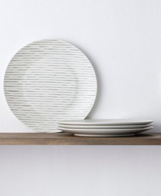 Hammock Stripes Coupe Dinner Plates, Set of 4