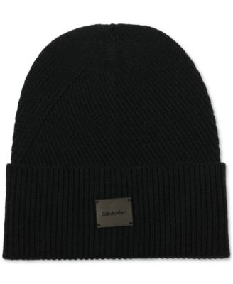 Calvin Klein - Men's Side Transfer Cuff Beanie